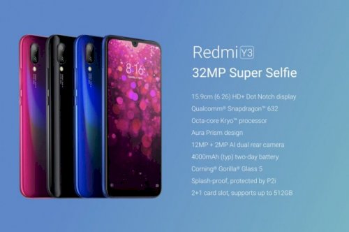 Redmi Y3 | রিয়েলমি ওয়াই ৩ দাম ও স্পেসিফিকেশন