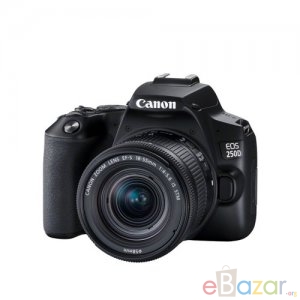 CANON EOS 250D 24.1MP Full HD WI-FI DSLR Camera with 18-55mm III KIT Lens