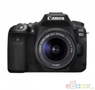 Canon EOS 90D Digital SLR Camera Body with 18-55mm STM Lens