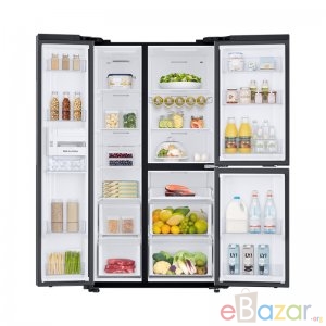 Samsung 689 L - Side By Side Refrigerator RS73R5561B4/TL Price in Bangladesh.