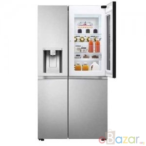 LG 674 LITER SIDE BY SIDE REFRIGERATOR NOBLE STEEL Price in Bangladesh.