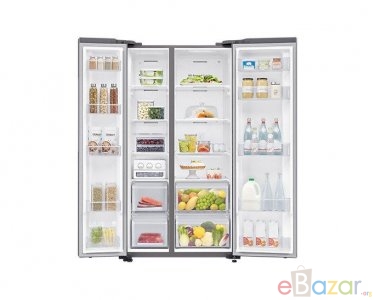 SAMSUNG 700 LITER SIDE BY SIDE REFRIGERATOR SILVER Price in Bangladesh.