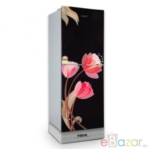 VSN GD Refrigerator RE-196L Pink Tulip Black-BM Price in Bangladesh.