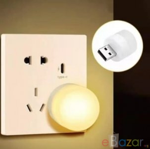 USB Mini LED Night Light (5pcs Pack, Warm)