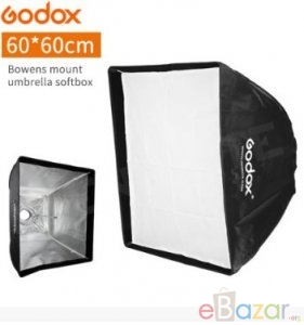 Godox Softbox Lighting Setup For YouTube Home Studio, Live Streaming Combo Set- Softbox, Light Holder, Tripod Stand Full Setup (1 side)