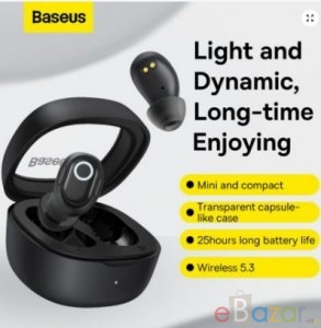 Baseus Bowei WM02 True Wireless Earphone – Black