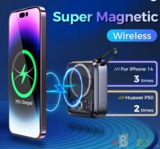 Joyroom JR-L006 IcySeries 22.5W, 10000mAh Magnetic Wireless Power Bank (Type-C)