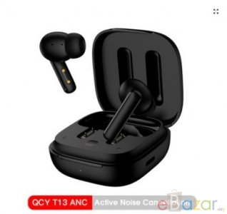 QCY T13 ANC TWS Earbuds- Black Color