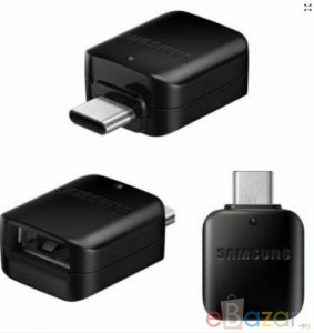 Samsung Type C to A- USB OTG Adapter (Black)