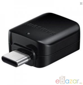Samsung Type C to A- USB OTG Adapter (Black)