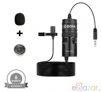 Boya M1 Pro Microphone (Professional Series Lavalier Microphone With 3.5mm Jack)