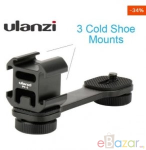 Ulanzi Gimbal Microphone Extension 3 Cold Shoe Mounts (PT-3)