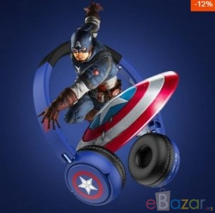Marvel Avengers Wireless Bluetooth Headphones Iron Man/ Black Panther/ Captain America
