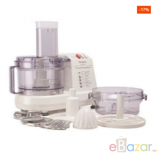 Panasonic MK-5086M 240 Watts 6 In 1 Food Processor