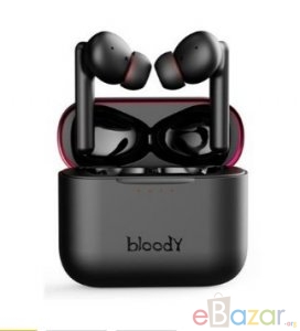 A4Tech Bloody M90 TWS ANC Pure Bass Bluetooth Gaming Dual Earbuds