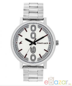 Fastrack Stainless Steel Strap Watch For Men’s (NN38052SM08)