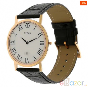 Titan Edge Analog White Dial Men's Watch-NR1595WL01