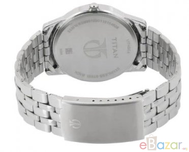 TITAN NR1774SM01 Blue Dial Silver Stainless Steel Strap Watch