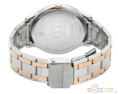 TITAN NR1825KM01 Blue Dial Stainless Steel Strap Watch