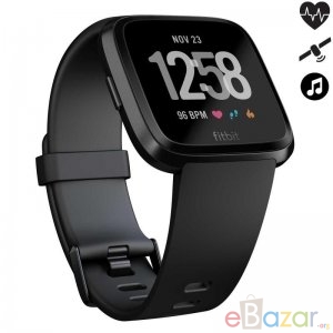 Fitbit Versa GPS Enabled SmartWatch & Full Day Activity Tracker (S & L Bands Included)