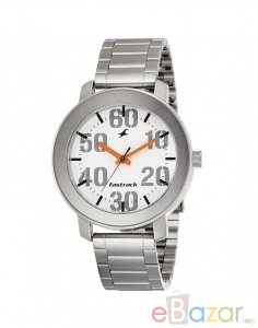 Fastrack Analog White Dial Men's Watch -NK3121SM01