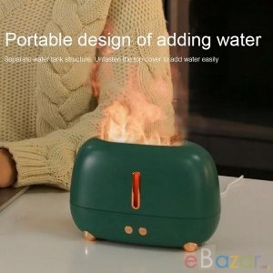 GearUp A318 Flame Aroma Diffuser Air Humidifier (250ml)