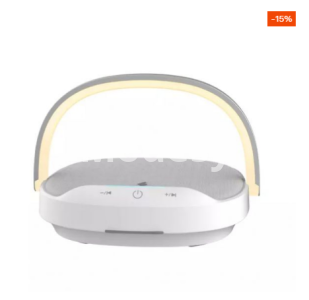 WiWU Y1 3 In 1 Portable Table Lamp Wireless Charger Speaker