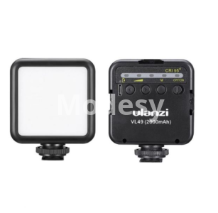 Rechargeable Mini Video Light With Lithium-Ion Battery- LED 49 For Gimbal (Ulanzi VL49, 2000mAh)