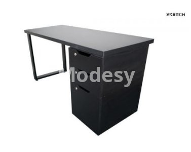 Sketch Steel Series RS-D-BB Table With Alex Drawer
