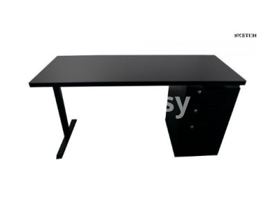 Sketch Steel Series Table With Alex Drawer (TS-D-BB)