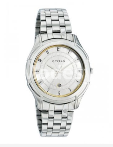 Titan Silver Dial AnalogWatch For Men - 1558SM01
