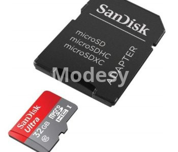SanDisk Ultra 32GB MicroSDHC UHS-I Card With Adapter