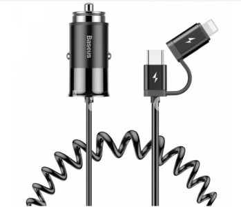 Baseus 2 In 1 USB Car Charging Adapter (CCALL-EL01)