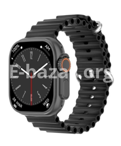 DT8 Ultra Max 49mm Waterproof Smart Watch - Black Color