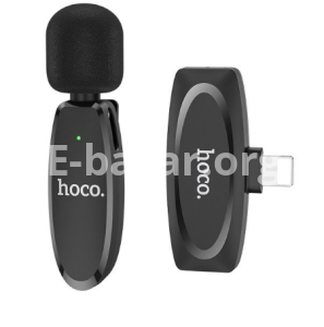 Hoco L15 Lightning Lavalier Wireless Microphone (For IPhone)