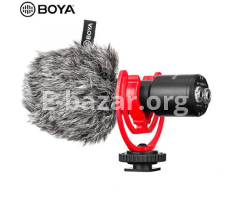 Boya MM1 Plus Super-Cardioid Shotgun Microphone For Vlogging, Live Streaming, Audio Recording