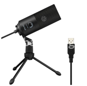 FiFine K669B Microphone- USB Studio Condenser Microphone For YouTube Studio