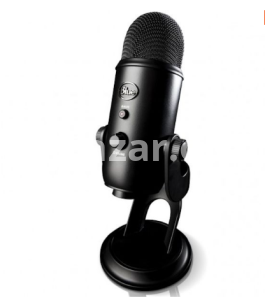 Blue Yeti Microphone (Blackout Edition)- World's #1 USB Microphone
