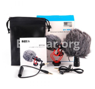 BOYA MM1 Microphone- Vlogging & YouTube Video Microphone For Smartphone, PC DSLR- (BOYA BY-MM1)