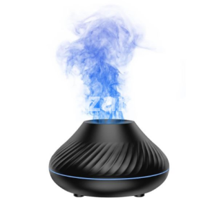 GearUP DQ705 Volcanic Flame Aroma Diffuser Essential Oil Lamp Air Humidifier With Color Night Light