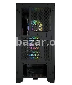 Corsair ICUE 4000X RGB Tempered Glass Mid-Tower ATX Case Black