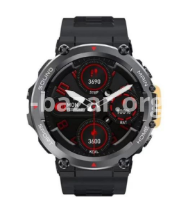 Microware Run2 Sports Smart Watch- Black