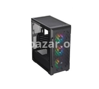 ICUE 220T RGB Airflow Tempered Glass Mid-Tower Smart Case Black