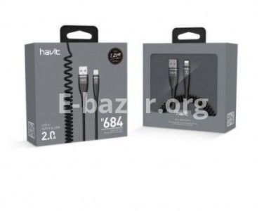 HAVIT H684 1.2M 2.0A Lightning Data & Charging Cable For IPhone