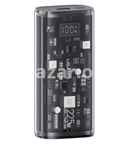 USAMS US-CD189 9000mAh Transparent Digital Display Dual-Port Power Bank