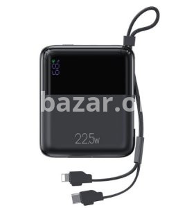 USAMS US-CD186 PB69 10000mAh Digital Display Power Bank With Lanyard