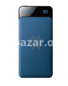 Rock Space P39 Wireless Charging Power Bank 8000mAh With Digital Display