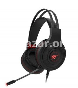 Havit H2011d Breathable Soft Fabric & Memory Foam Wired Gaming Headset With Boom Mic