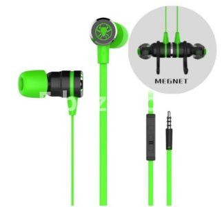 PLEXTONE G20 Magnetic 3.5 Mm Wired Control Noise Cancelling Earphone With Mic, In-Ear Stereo Bass For PSP Gaming , Music And Sport CE, FC, ROHS Certified