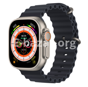 S8 Ultra 1GB Ram 16GB Rom 4G Android Smart Watch (Black + Orange 2 Strap Included)